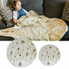 Bedding Mexican Burrito Funny Blanket Corn Tortilla Flannel Blanket Warm Blanket