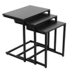 3X Sofa Side Table C-Shaped Coffee Snack Coffee Desk Laptop End for Living Room