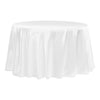 120" Inch Round Satin Tablecloth Wedding Party Table Cover Cloth Decor Baby