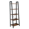 5-Tier Ladder Shelf Bookcase Bookshelf Plant Stand Storage Vintage shelving UK