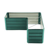 Large Raised Garden Bed Metal Steel Patio Backyard Flower Vegetable Planter Box