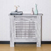 Grey Radiator Cover Grill Shelf Cabinet MDF Wood Modern Traditional Furniture