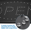 Bright LED Neon OPEN Shop Sign Light Display Sign Window Hanging with Chain UK