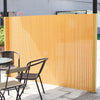 Natural PVC Slat Bamboo Garden Screening Fencing Fence Privacy Screen Panel 3/5M