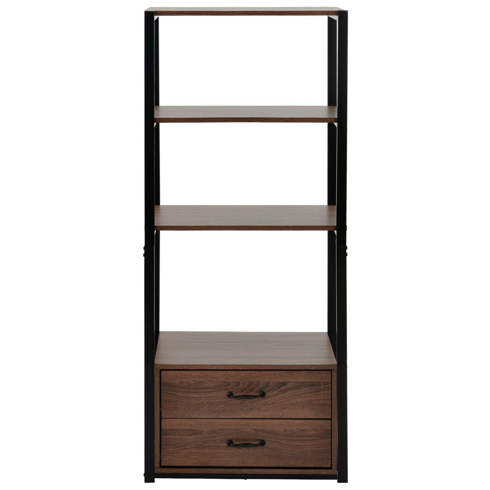 4-Tier Bathroom Floor Cabinet tall cabinets Storage Bookcase Cabinet Storage Cup