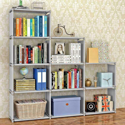 Modern Book Shelves Storage Shelf Bookcase Display Unit Stand Organizer Home DIY