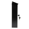 Lockable Black Steel Wall Mounted Letter Post Mail Box Mailbox Postbox Letterbox