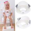 Kids Potty Training Toilet Seat Ring Soft Cushion Anti Slip +Handle Splash Guard