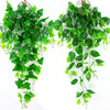 2x Artificial Ivy Trailing Vine Fake Foliage Flower Hanging Leaf Garland Plants