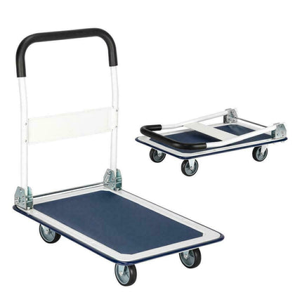 HEAVY DUTY FOLDING 150KG PLATFORM HAND SACK TROLLEY TRUCK CART BARROW UK