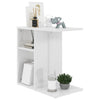 Living Room Modern Side Table High Gloss White 50x30x50 cm Chipboard Furniture