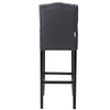 High Kitchen Bar Stools Footrest Breakfast Bar Stools Padded Seat Buttoned Back