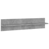 Wall Shelves 2 pcs Concrete Grey 80x11.5x18 cm Chipboard Living Room Hot Sale