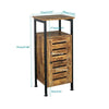 Small Storage Cabinet Modern Bathroom Furniture Cabinet Cupboard Shelf