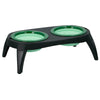 Double Raised Elevated Folding Dog Bowl Feeding Station Pet Cat Feeder