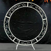 Backdrop Circle Arch Wedding Flower Arch Rack 2M Round Metal Stand Decorations