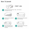 2/3 Seater Anti Slip Stretch Soft Sofa Covers Elastic Couch Slipcover Protector