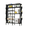 9 Tiers Shoe Rack Storage Shelf Display Stand Organiser Bookself Cabinet Black U