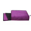Velvet Foldable Storage Ottoman Seat Stool footrest Bench 60cm x 60cm x 30cm