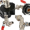 Drain Tap1/2"Adapter Tank Water Container Urea Drum Valve Joint For IBC Ton Drum