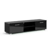 NEW Modern TV Stand Cabinet Unit 140cm High Gloss Body Top Doors up to 65" TV