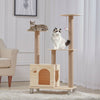 Cat Tree Activity Centre Wooden Platform Condo Bed Sisal Post Climbing Scratcher
