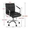 Office Desk Chair Ergonomic Task Chair Swivel Seat Flip-up Arms Lumbar Support