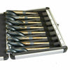 8PC High Speed Steel Cobalt Blacksmith Drill Bit Reduced Shank Drill Set 14-25MM