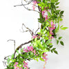 Outdoor Home Trailing Flower 7FT Artificial Wisteria Vine Garland Plants Hanging