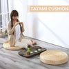 Round Tatami Cushion Chair Seat Mat Natural Straw Weave Pillow Floor Yog