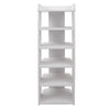 6-Tiers Multi Function Wooden Shoe Cabinet Storage Rack Shelf White