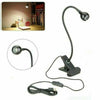 UK Usb Flexible Reading LED Light Clip-on Beside Bed Desk Table Bright Lamp