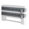 Kitchen Roll Dispenser Cling Film Tin Foil 4IN1 Wall Mounted Towel Holder Rack