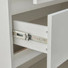 3 Drawers Cabinet Chest of Drawers Side End Table Wood White Living Room