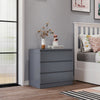 Modern Chest of Drawers Bedside Table Cabinet Nightstand 3 Drawers Bedroom