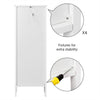 Bathroom Floor Cabinet Kitchen Cupboard Slim Bedroom Sideboard 1 Drawer, White