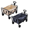 Outdoor Camping Trolley Wheelbarrow Folding Pull Along Wagon Truck Beach Fishing