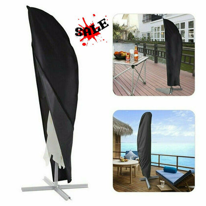 Waterproof Parasol Banana Umbrella Covers Cantilever Outdoor Garden Patio Shield