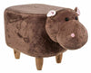ANIMAL SHAPE FOOTSTOOL PADDED CUSHION STOOL POUFFE REST SEAT OTTOMAN CHILD TOY
