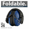 Ear Defenders Headphones 125Db Highest NRR Safety Muffs Shooting Protector Blue