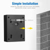 2X SUPER BRIGHT SOLAR POWERED DOOR FENCE WALL LIGHTS LED UP DOWN GARDEN LAMP