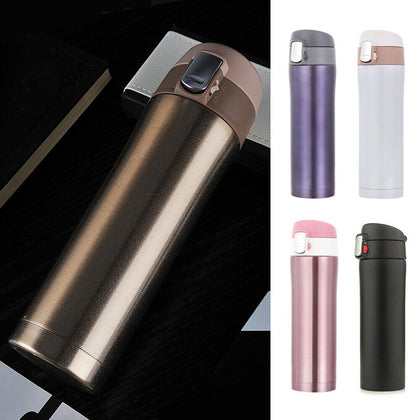 500ml Water Bottle Vacuum Insulated Flask Thermal Vacuum insulation 5 Colours