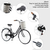 Men Women Unisex 26" Commuter Bike 7-Speed Cruiser Bicycle with Basket Black