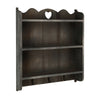 Wall Unit Shelf Storage Shabby Chic Cupboard Cabinet Key Hooks Vintage Style UK