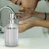 450ml Lotion Liquid Soap Dispenser Bathroom Kitchen Sink Accessory Glass Vintage