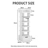 White Large Wooden Shoe Rack Stand Storage Organiser Unit Shelf Tall Hallway UK