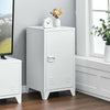 Living Room Cabinet Metal 1 Door Storage Cupboard Shelves Stand Filling Cabinet