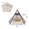 Large Pet Teepee Bed Cat/Kitten/Dog/Puppy Igloo Play Tent Tipi House Cushion Mat