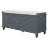 Hallway Storage Shoe Bench Seat Cabinet 2 Door Cupboard Ottoman Window Seat Wood