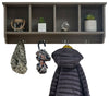 Kempton Shoe Cabinet Bench Only Or Matching Wall Rack With Hooks Optional - Grey